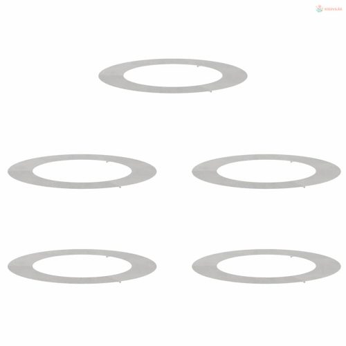 Alkalmas lapos fa gyűrűkhez 5 pcs Ezüst Ø60 / 90 cm