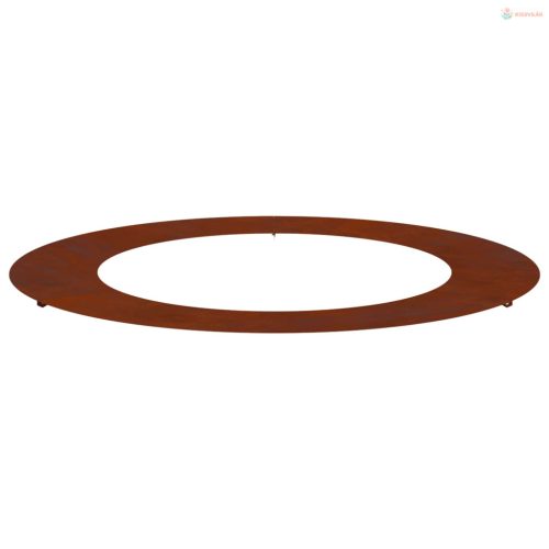Alkalmas lapos fa gyűrűhöz Barna Ø60 / 90 cm Időjárásálló acél