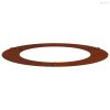 Alkalmas lapos fa gyűrűhöz Barna Ø60 / 90 cm Időjárásálló acél