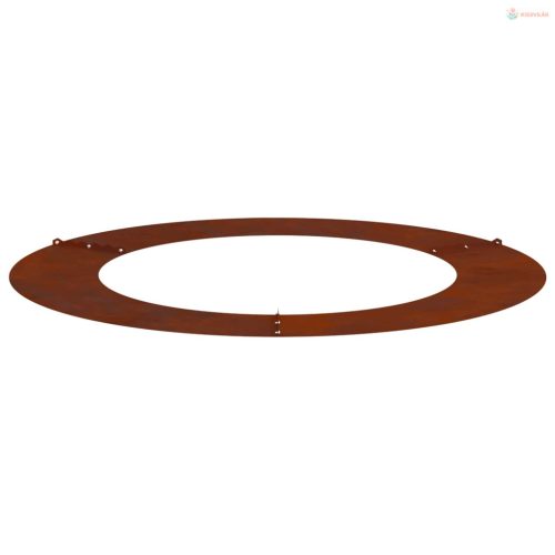 Alkalmas lapos fa gyűrűhöz Barna Ø60 / 90 cm Időjárásálló acél
