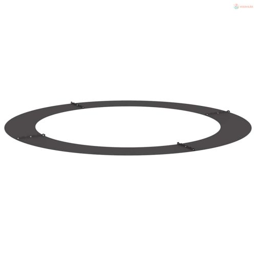 Alkalmas lapos fa gyűrűkhez 5 pcs Fekete Ø90 / 120 cm Acél