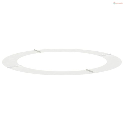 Alkalmas lapos fa gyűrűhöz Fehér Ø90 / 120 cm Acél