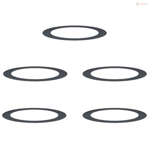 Alkalmas lapos fa gyűrűkhez 5 pcs Antracit Ø90 / 120 cm Acél