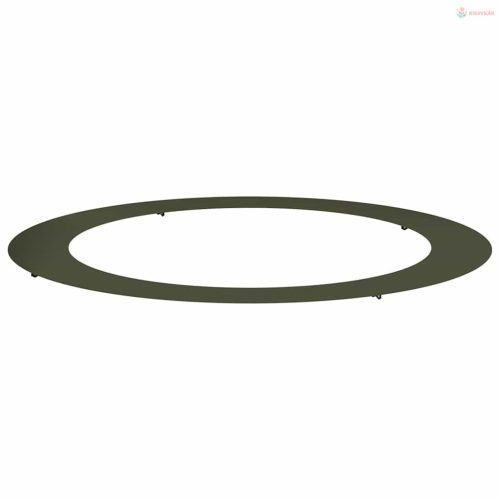 Alkalmas lapos fa gyűrűhöz Oliva zöld Ø90 / 120 cm Acél