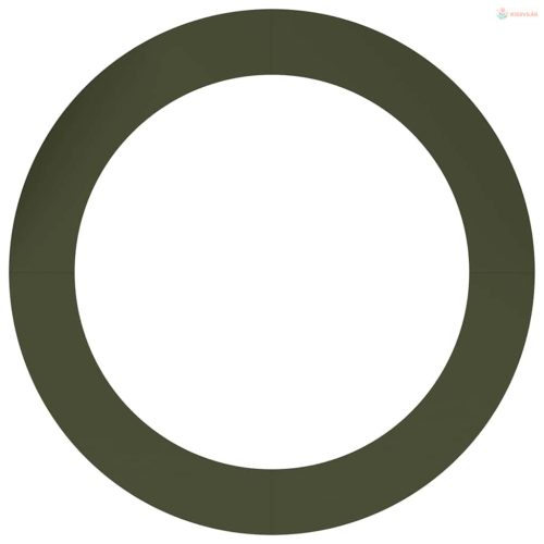 Alkalmas lapos fa gyűrűhöz Oliva zöld Ø90 / 120 cm Acél