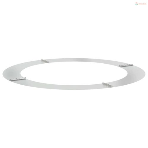 Alkalmas lapos fa gyűrűhöz Ezüst Ø90 / 120 cm Horganyzott acél