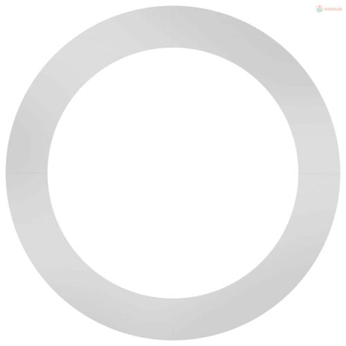 Alkalmas lapos fa gyűrűhöz Ezüst Ø90 / 120 cm Horganyzott acél