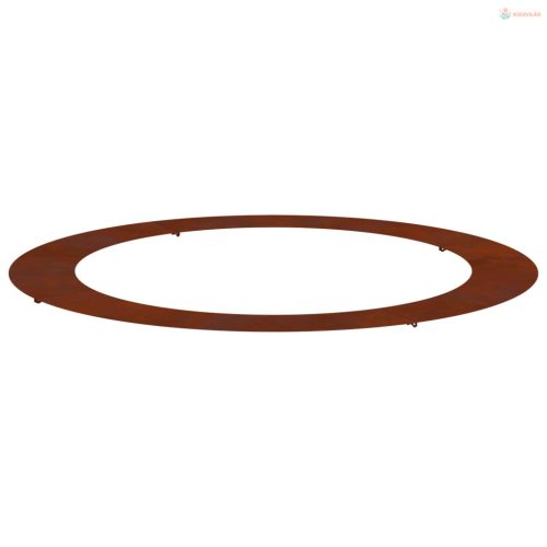 Alkalmas lapos fa gyűrűhöz Barna Ø90 / 120 cm Időjárásálló acél