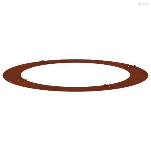 Alkalmas lapos fa gyűrűhöz Barna Ø90 / 120 cm Időjárásálló acél
