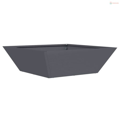 Kerti cserép Antracit 50 x 50 x 15 cm Hidegen hengerelt acél