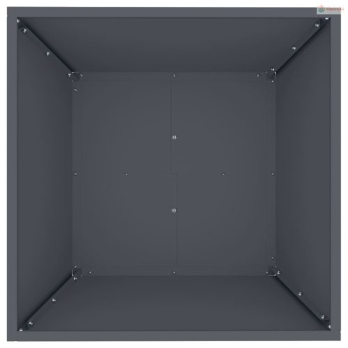 Kerti cserép Antracit 50 x 50 x 15 cm Hidegen hengerelt acél