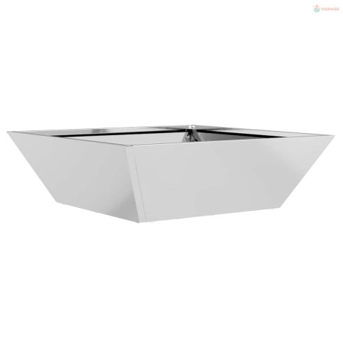 Kerti cserép Ezüst 50 x 50 x 15 cm Horganyzott acél