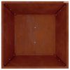 Kerti cserép 5 pcs Rozsdás 50 x 50 x 15 cm Időjárásálló acél