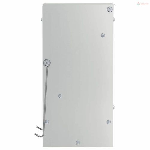 Nyúl Etető Ezüst 12,5 x 12,5 x 25 cm Horganyzott acél