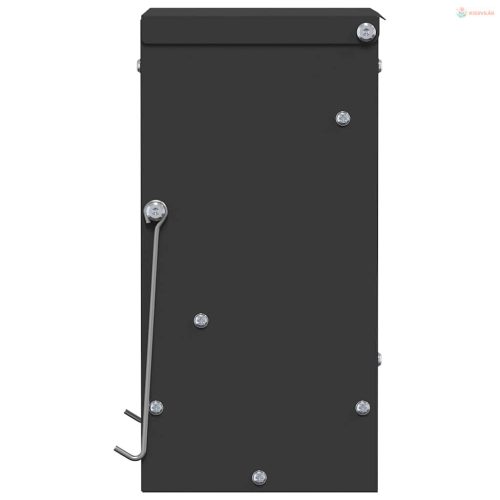 Nyúl Etető Fekete 20 x 12,5 x 25 cm Hidegen Hengerelt Acél