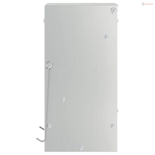 Nyúl Etető Ezüst 20 x 12,5 x 25 cm Horganyzott acél