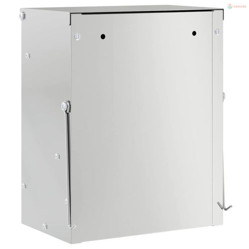 Nyúl Etető Ezüst 20 x 12,5 x 25 cm Horganyzott acél