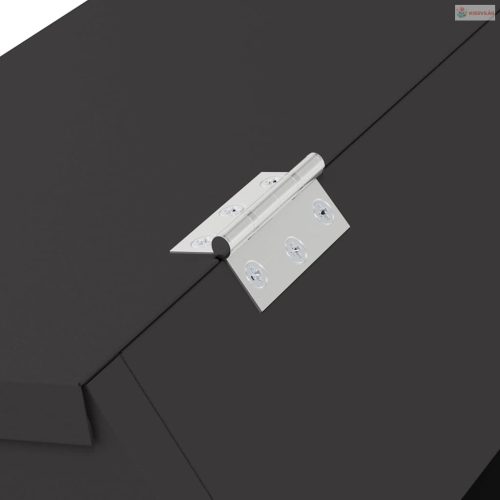 Nyúl Etető Fekete 64.5 x 25.5 x 45.5 cm Hidegen Hengerelt Acél