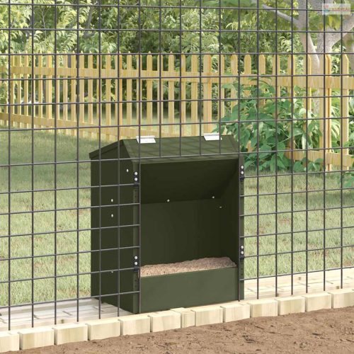 Nyúl Etető Olajzöld 64.5 x 25.5 x 45.5 cm