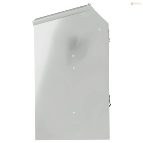 Nyúl Etető Ezüst 64.5 x 25.5 x 45.5 cm Horganyzott acél