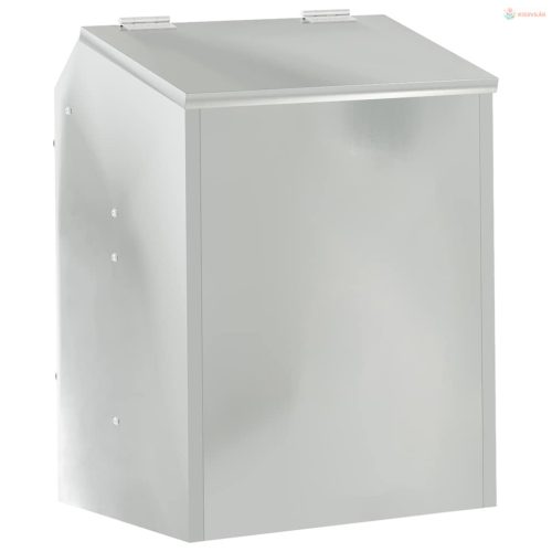 Nyúl Etető Ezüst 64.5 x 25.5 x 45.5 cm Horganyzott acél