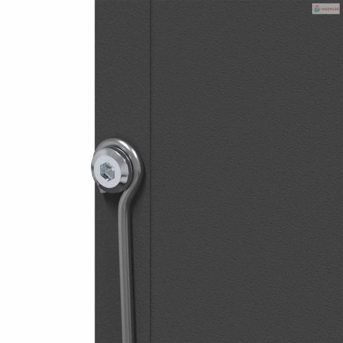 Nyúl Etető Fekete 12,5 x 26 x 28,5 cm Hidegen Hengerelt Acél