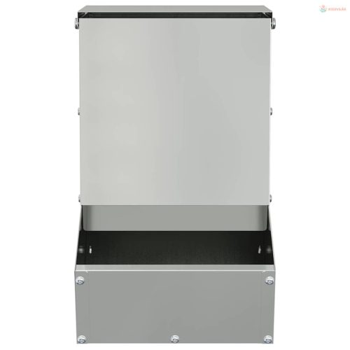 Nyúl Etető Ezüst 17,5 x 26 x 28,5 cm Horganyzott acél