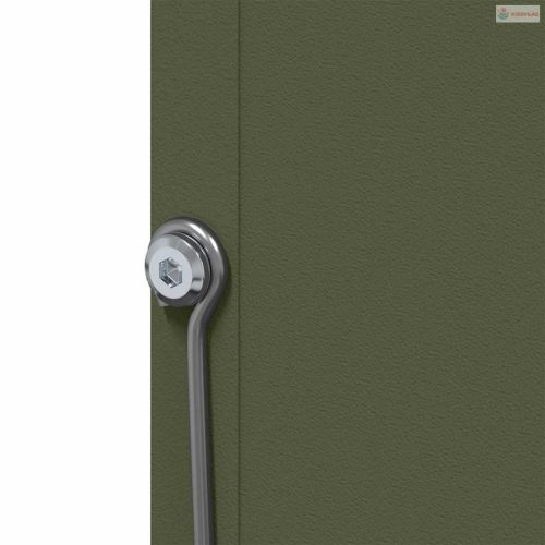 Nyúl Etető Olajzöld 12,5 x 26 x 28,5 cm Hidegen Hengerelt Acél