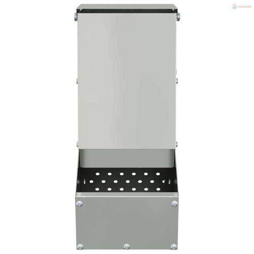 Nyúl Etető Ezüst 12,5 x 26 x 28,5 cm Horganyzott acél