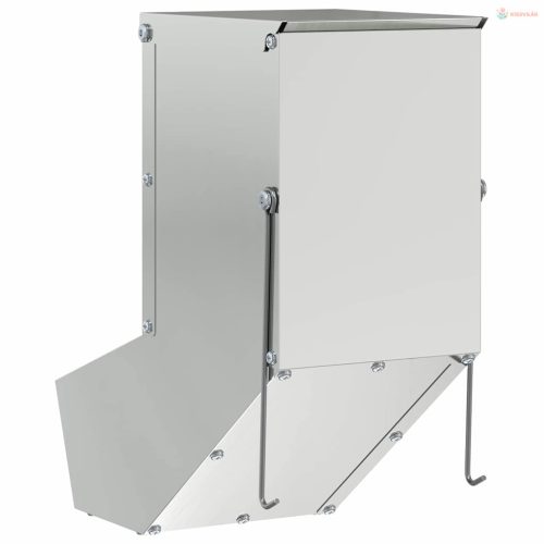 Nyúl Etető Ezüst 12,5 x 26 x 28,5 cm Horganyzott acél