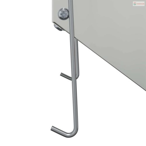 Nyúl Etető Ezüst 12,5 x 26 x 28,5 cm Horganyzott acél