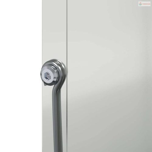 Nyúl Etető Ezüst 12,5 x 26 x 28,5 cm Horganyzott acél