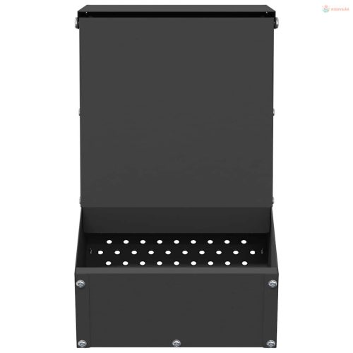 Nyúl Etető Fekete 17,5 x 26 x 28,5 cm Hidegen Hengerelt Acél