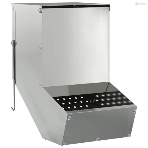 Nyúl Etető Ezüst 17,5 x 26 x 28,5 cm Horganyzott acél