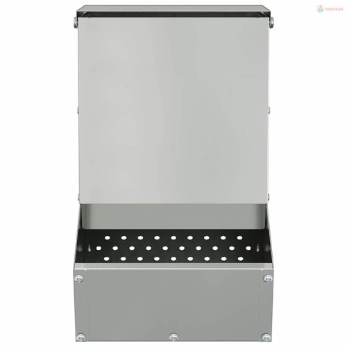 Nyúl Etető Ezüst 17,5 x 26 x 28,5 cm Horganyzott acél