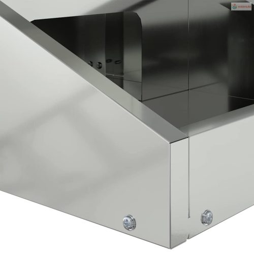 Szarvas etető Ezüst 28 x 30 x 80 cm Horganyzott acél