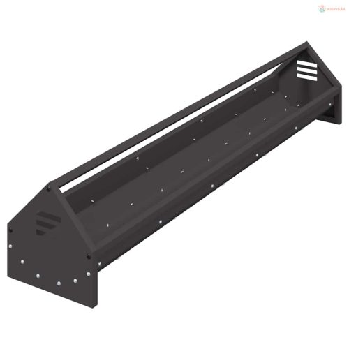 Csirke Etető Tál Fekete 108 x 20,5 x 20 cm