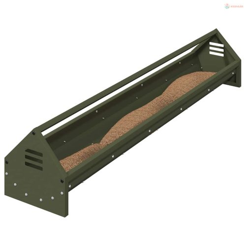 Csirke Etető Tál Olajzöld 108 x 20,5 x 20 cm