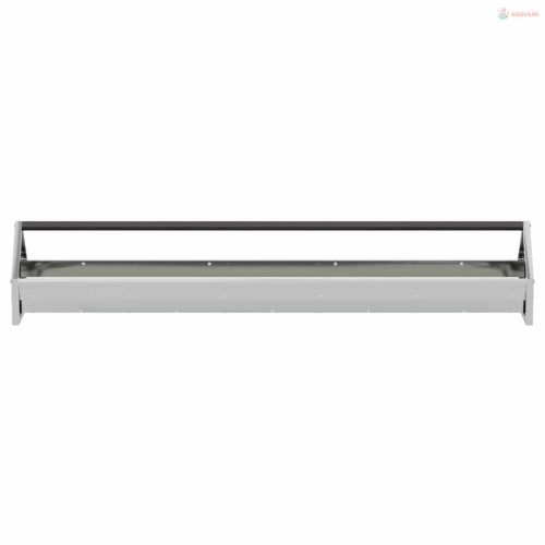 Csirke Etető Tál Ezüst 108 x 20,5 x 20 cm Horganyzott acél