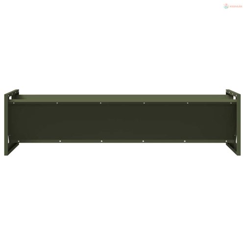 Állattenyésztési takarmányzó Olajzöld 108 x 50 x 28 cm