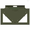 Állattenyésztési takarmányzó Olajzöld 108 x 50 x 28 cm