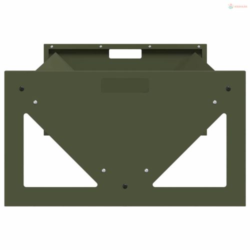 Állattenyésztési takarmányzó Olajzöld 108 x 50 x 28 cm