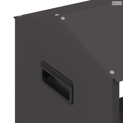 Állattenyésztési takarmányzó Fekete 79 x 35 x 62 cm