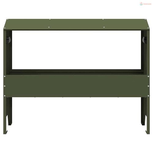 Állattenyésztési takarmányzó Olajzöld 79 x 35 x 62 cm