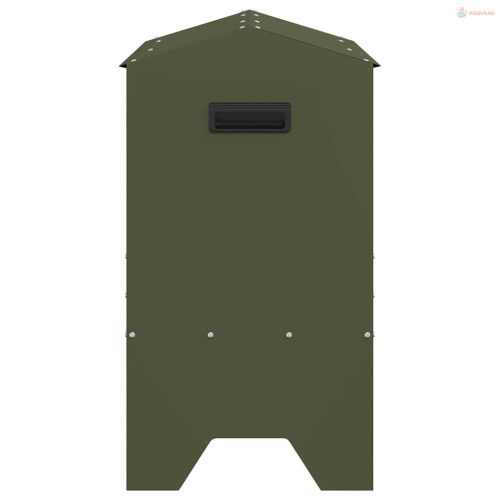 Állattenyésztési takarmányzó Olajzöld 79 x 35 x 62 cm