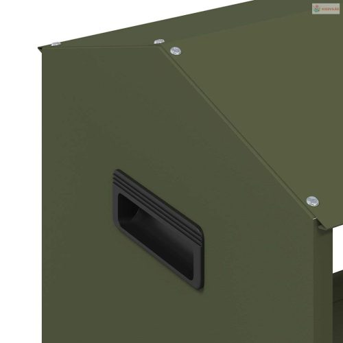 Állattenyésztési takarmányzó Olajzöld 79 x 35 x 62 cm