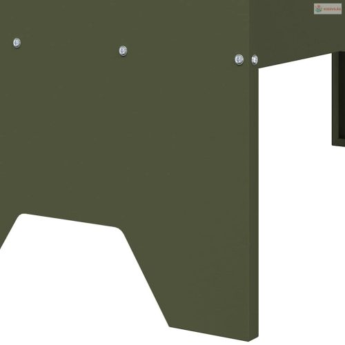 Állattenyésztési takarmányzó Olajzöld 79 x 35 x 62 cm