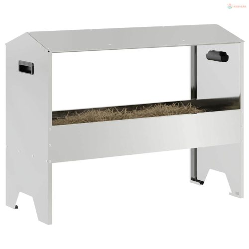 Állattenyésztési takarmányzó Ezüst 79 x 35 x 62 cm