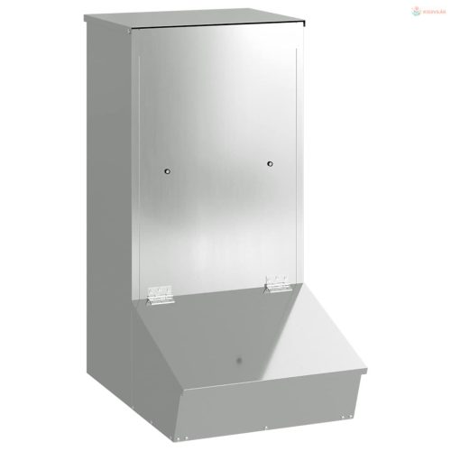 Disznó Etető Ezüst 55 x 38 x 76 cm Horganyzott acél