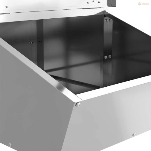 Disznó Etető Ezüst 55 x 38 x 76 cm Horganyzott acél